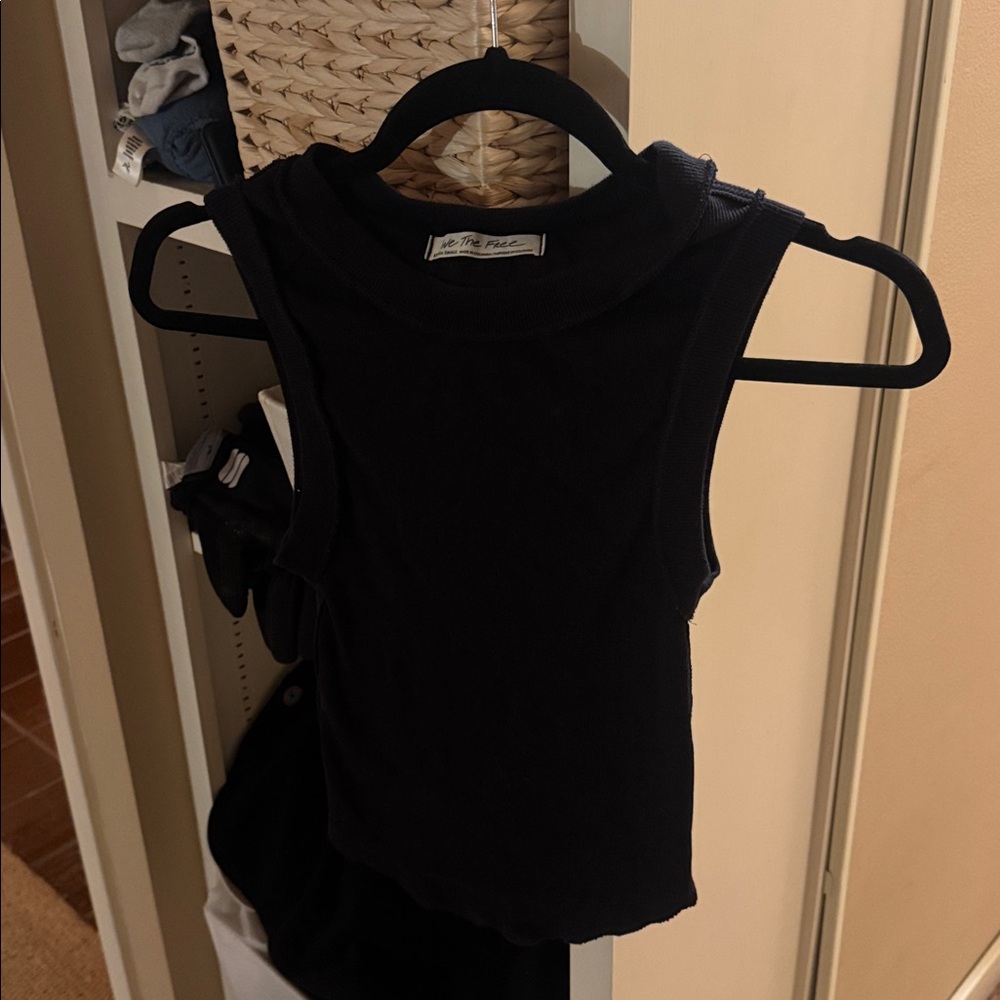 Free People Black Tank Top